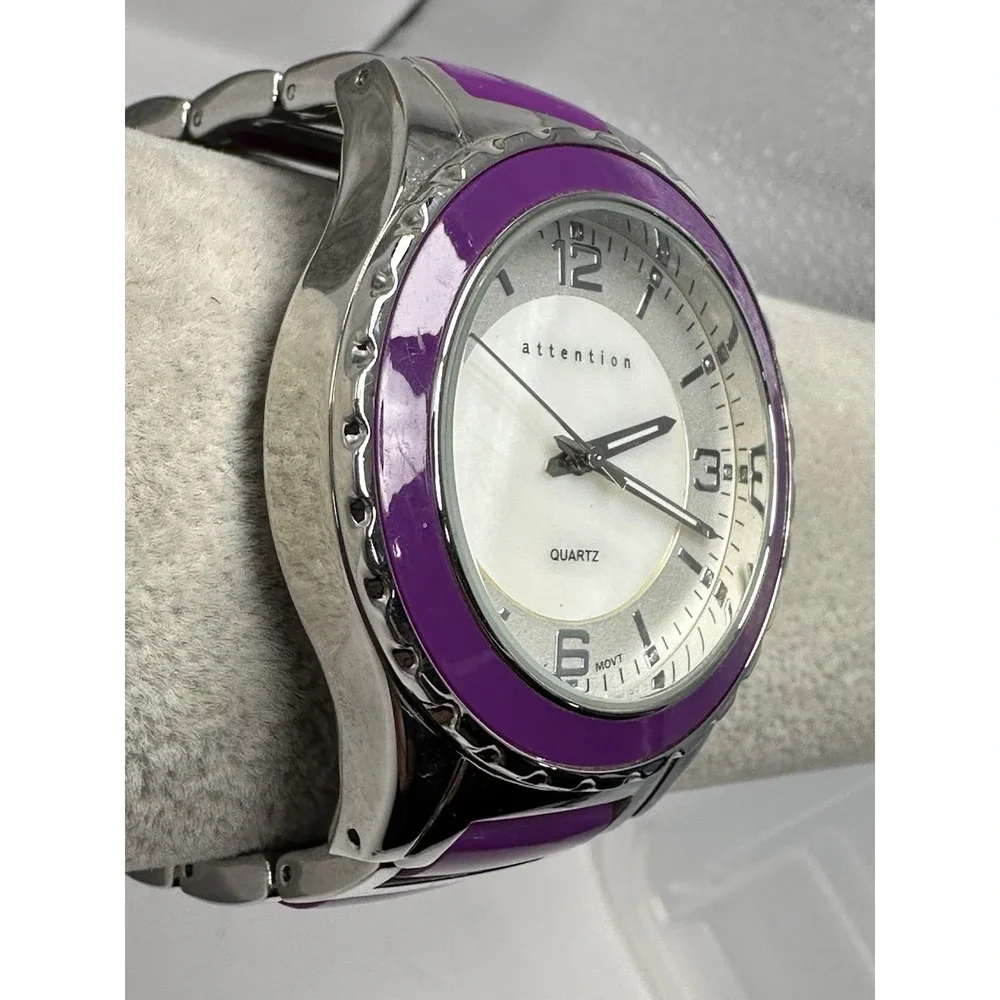 Attention Accutime KM9036 New Battery Ladies Watch 41MM 7.25